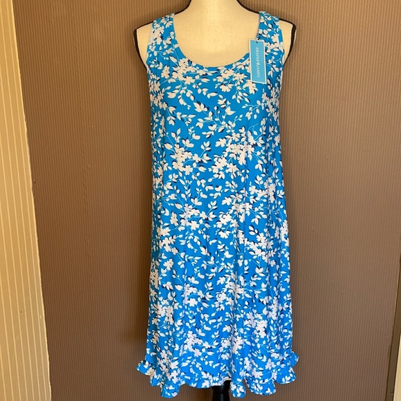 draper james blue floral dress CD818